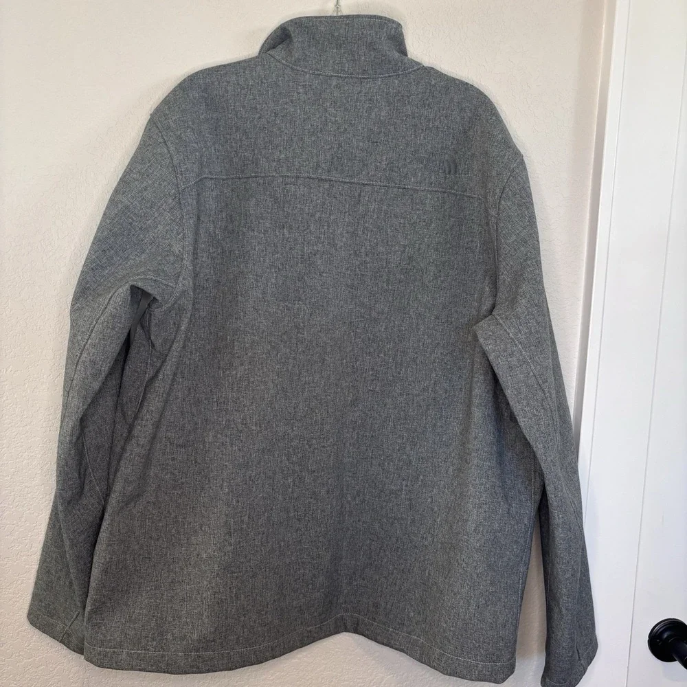 North Face Jacket Mens‎ XL Charcoal Lightweight Windwall Fleece Lined